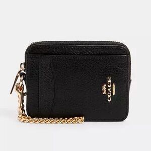Coach Outlet Zip Card Case Gold/Black
Unopened